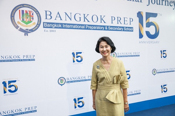 001 Bangkok Prep 15th Anniversary นางภัทราดา ยมนาค ผู้ก่อตั้งโรงเรียนนานาชาติบางกอกเพรพ