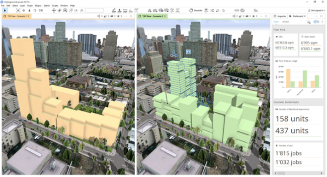 3D Building Typology Simulation