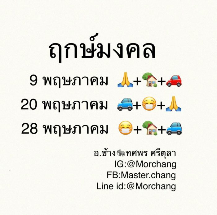 หมอช้าง เปิดฤกษ์มงคลเดือนพฤษภาคม แค่ 3 วันเท่านั้น เช็คเลย!! - The Bangkok  Insight