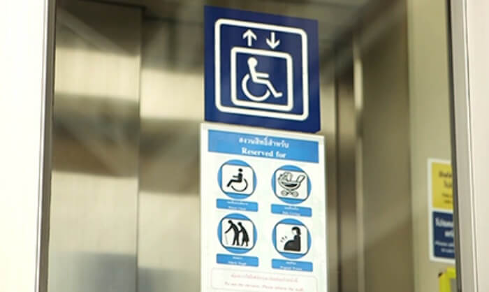 สัญลักษณ์ลิฟท์คนพิการ