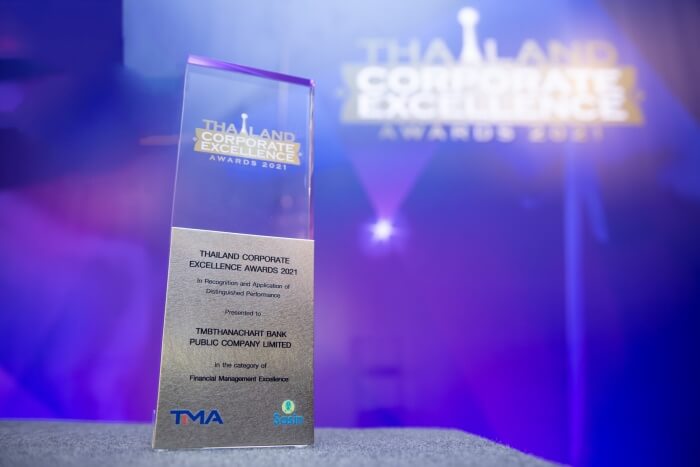 3. ทีเอ็มบีธนชาต รับรางวัล Thailand Corporate Excellence Awards 2021