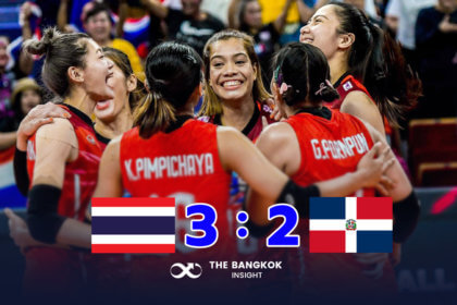 รูปข่าว ‘วอลเลย์บอลหญิง’ ทีมชาติไทย พลิกชนะ โดมินิกัน 3-2 เซต
