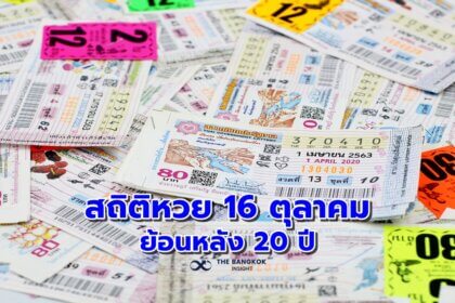 รูปข่าว เปิดสถิติหวยงวด 16 ตุลาคม ย้อนหลัง 20 ปี เช็คเลขเด็ด เลขปังที่นี่!