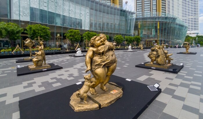07 นิทรรศการ Xu Hongfei Sculpture World Tour Exhibition Thailand Love in Siam